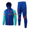 FC Barcelona Hooded Trainingsjacke 2022-23 Blaugrüne Für Herren